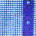 Gewebeplane transparent - blau