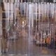 Pferdestall Vorhang, transparent