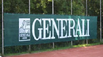 Tennisblende 2 x 12 m bedrucken